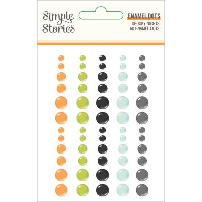 Simple Stories Spooky Nights - Enamel Dots